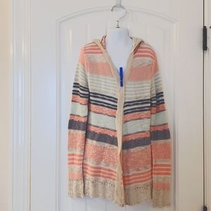 Pink republic Cardigan with hood